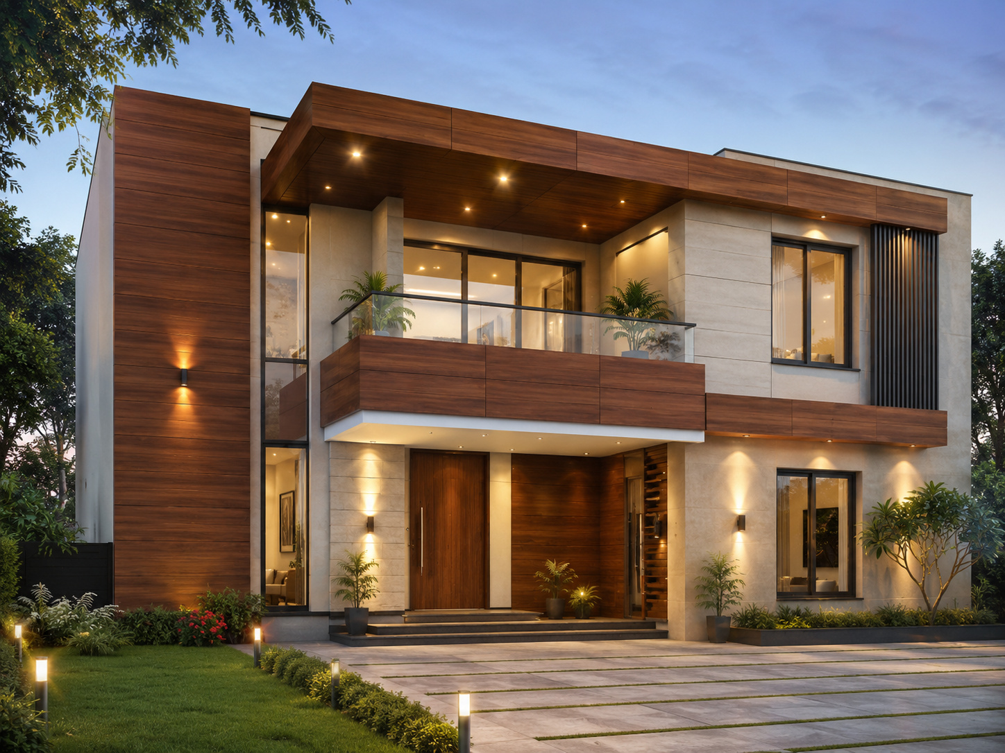 Residential elevation concept, design inspiration