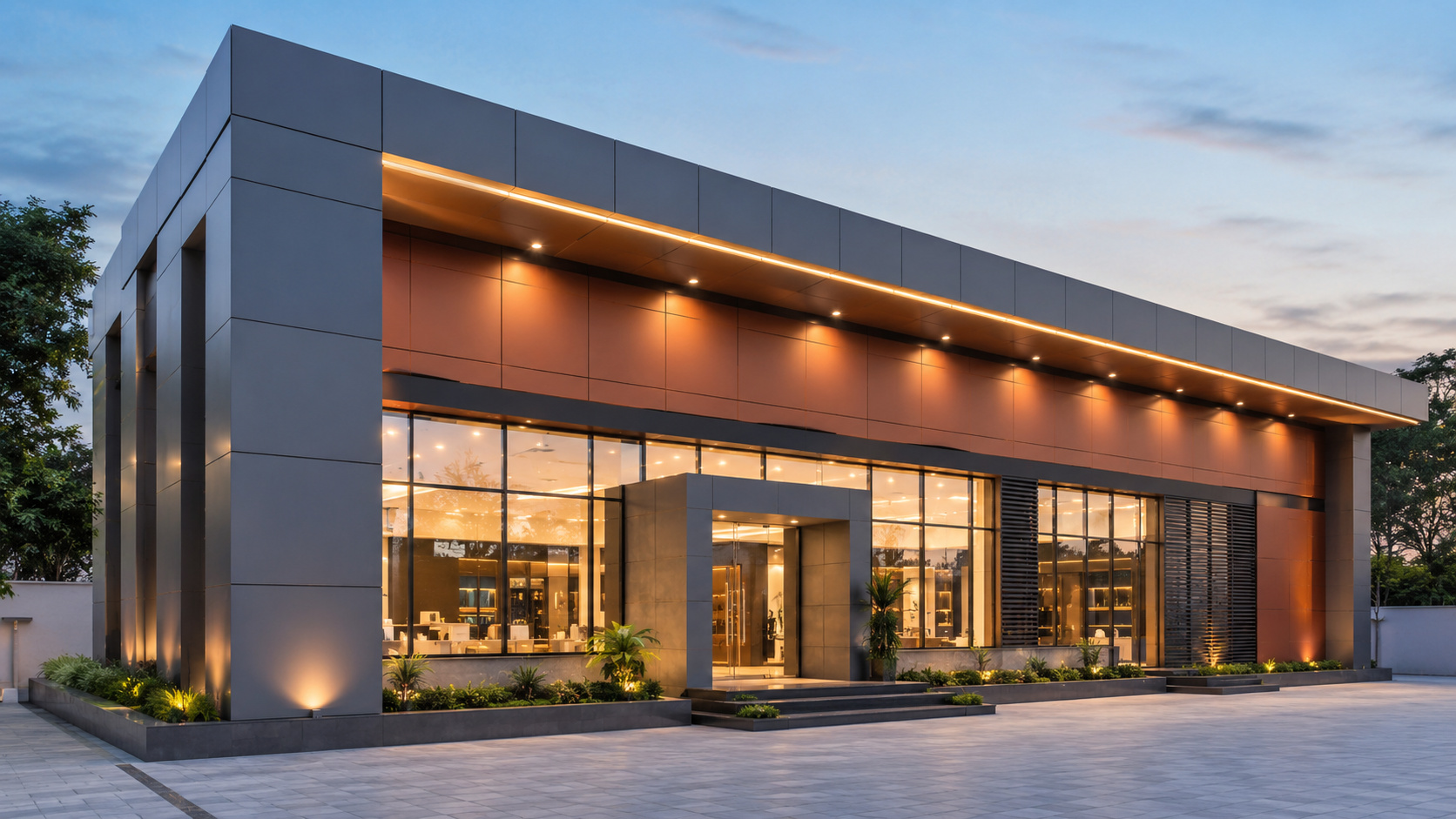 ACP elevation composition, design inspiration