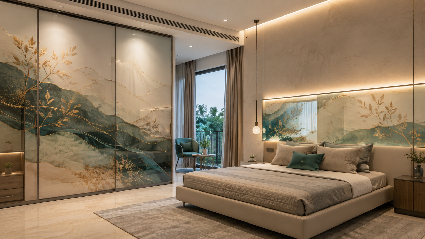 Personalised bedroom wall, Application Idea