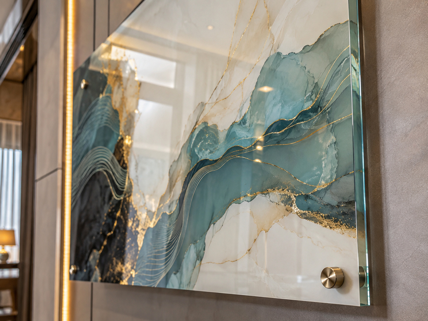 Print detail on glass, Application Idea