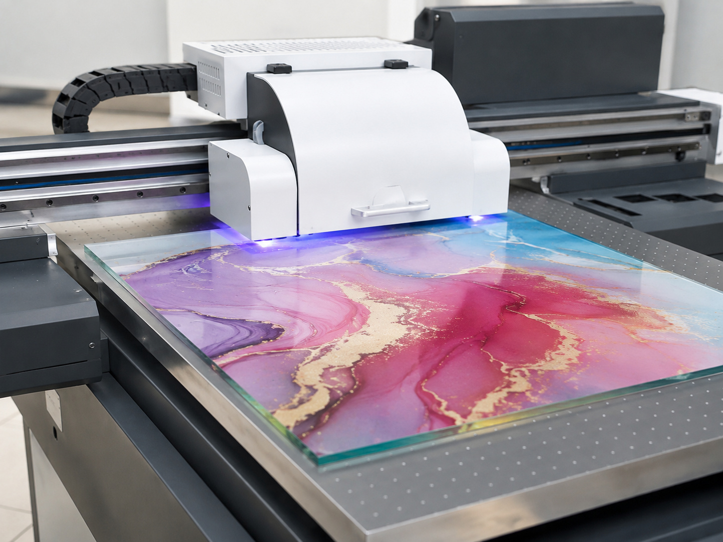 UV printing capability, in-house capability