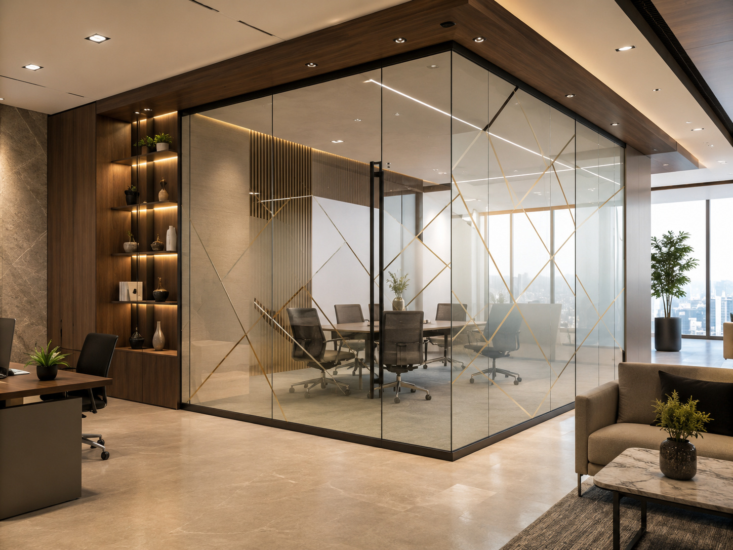 Office branding on glass, Application Idea